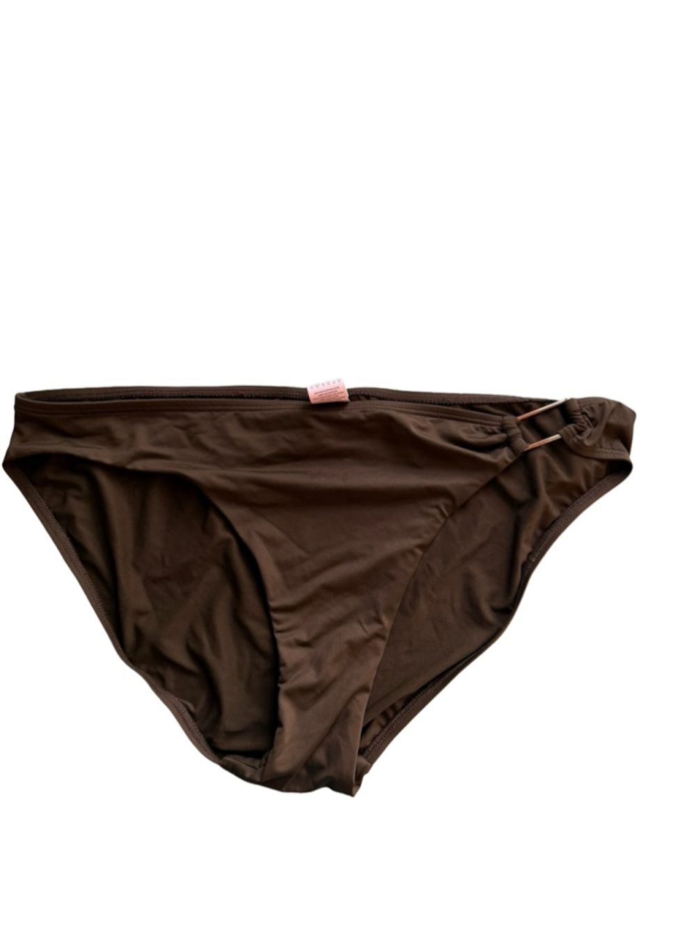 Ralph Lauren Olive Bikini Bottom with Side Ring Accent Size 12 Swim Beach